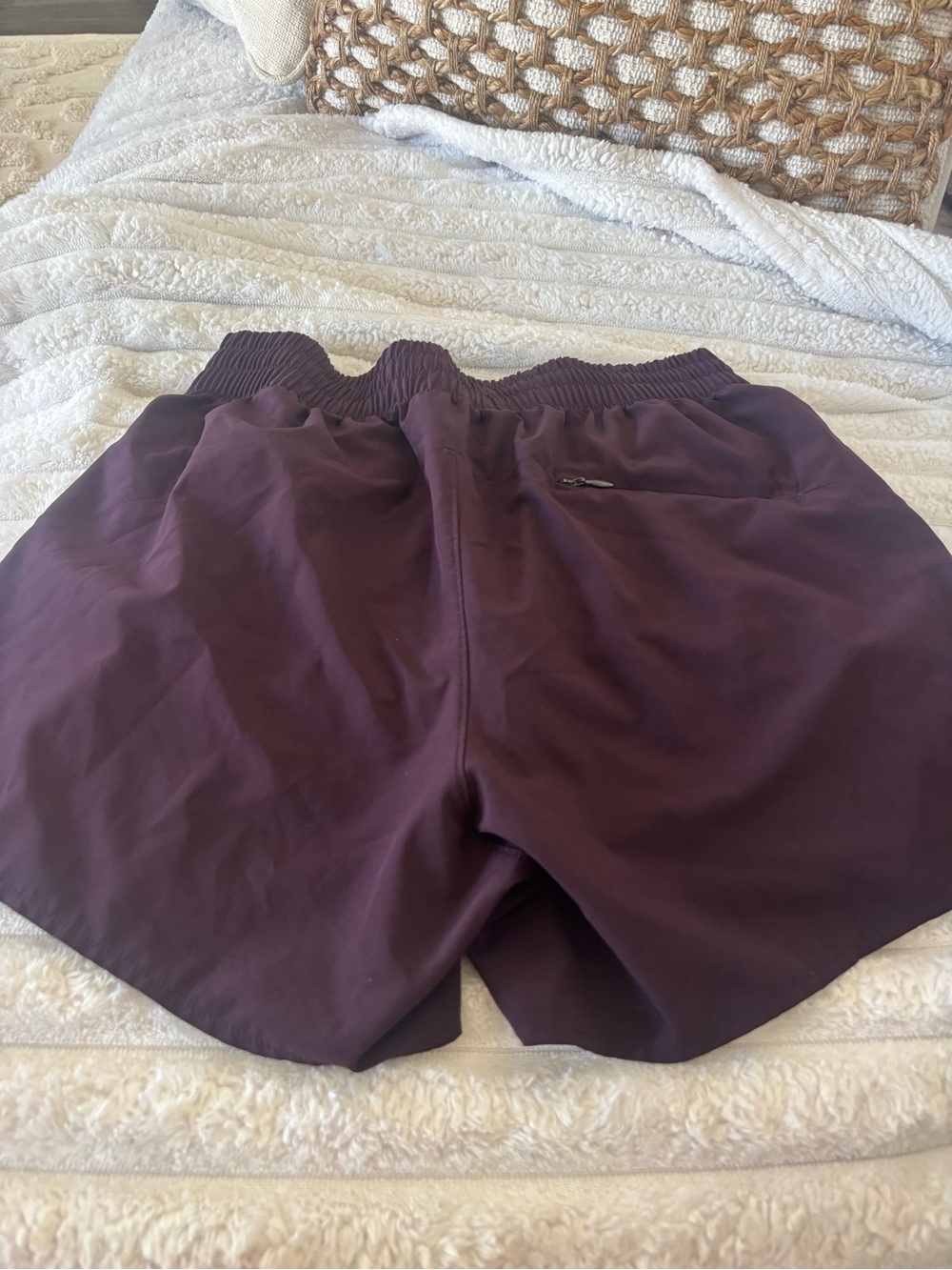 Banana Republic Athletic Shorts in Deep Plum